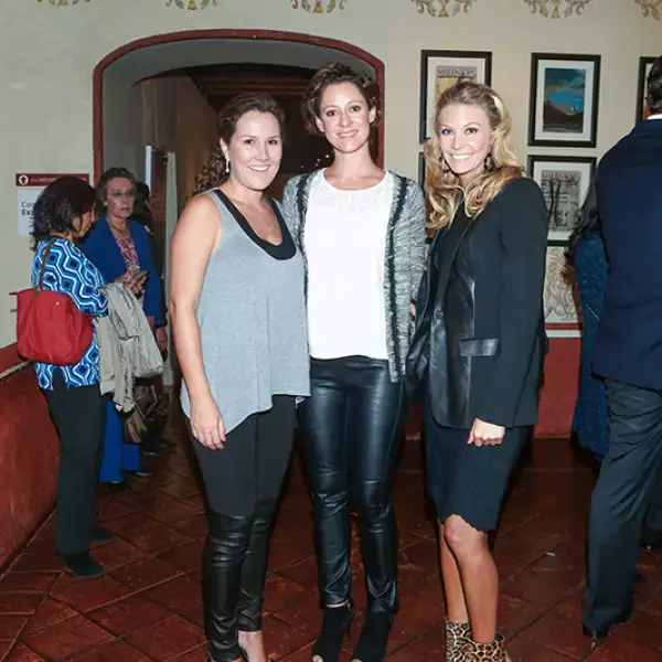 Rossana Quintana, Andrea Estévez y Lili Henaine