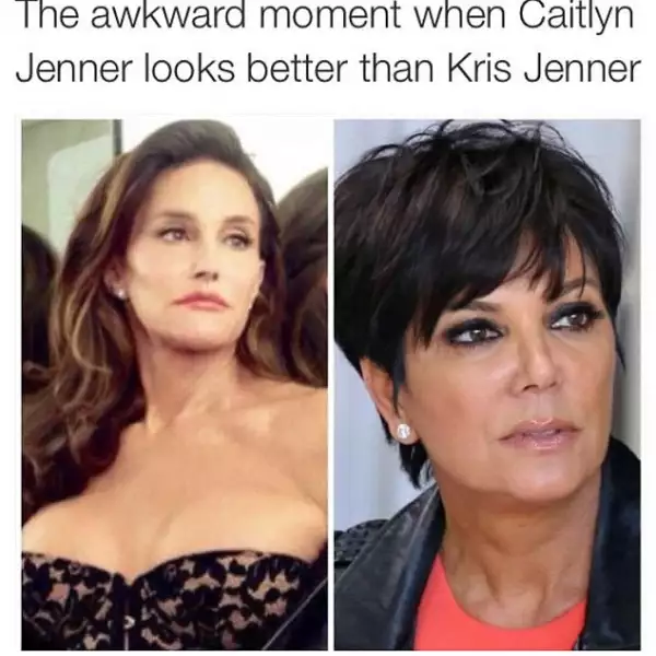 Los memes han puesto especial atención en la reacción de Kris Jenner, quien fuera su esposa.