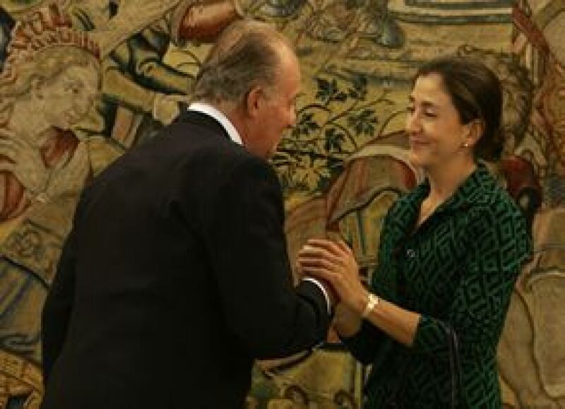 La ex rehén de las FARC visitó el palacio de La Zarzuela y agradeció personalmente al monarca por la colaboración de España para la liberación de los rehenes.