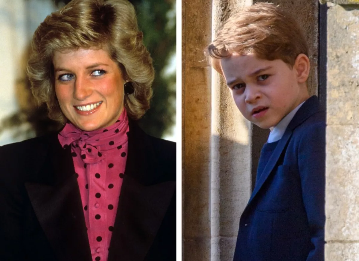 Princesa Diana y el príncipe George