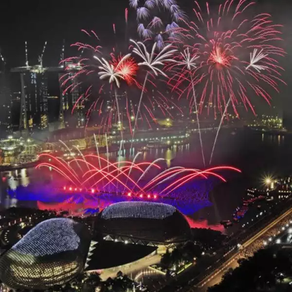 Todas las calles de Singapur estaban de fiesta.