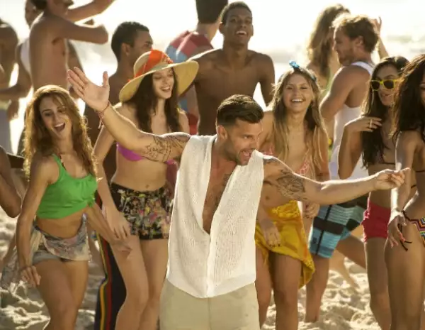 Ricky Martin se divirtió en grande al filmar en varias locaciones de Río de Janeiro.