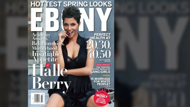 Halle Berry posa para la portada de la revista Ebony