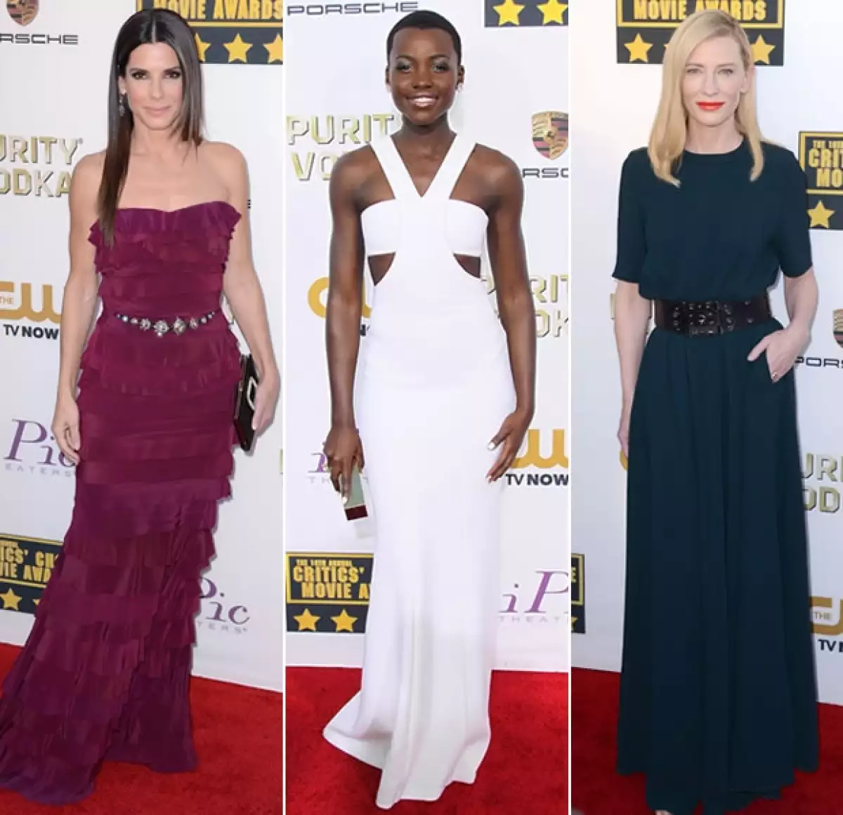 Sandra Bullock se reivindicó, Cate Blachett impactó con su clase y Abigail Breslin cometió un fail de alfombra roja. Mira quiénes gustaron y quiénes no la noche de ayer.