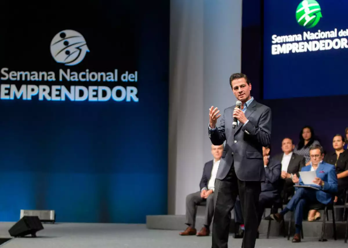 Enrique Pe�a Nieto en la Semana Nacional del Emprendedor 2018
