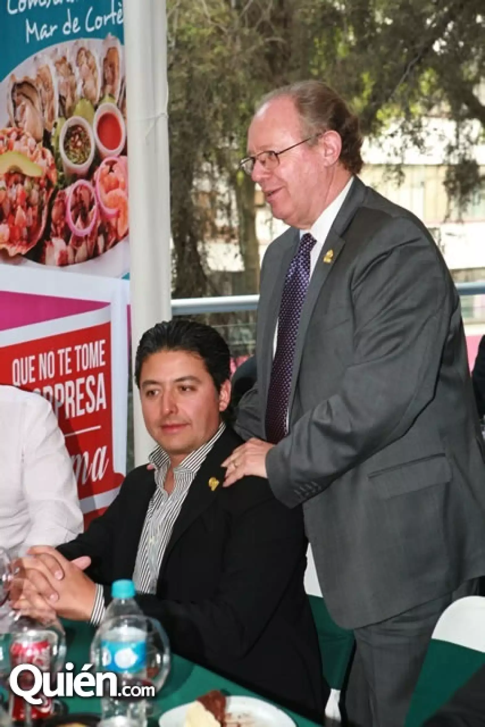 Eucario González y Fernando Morales