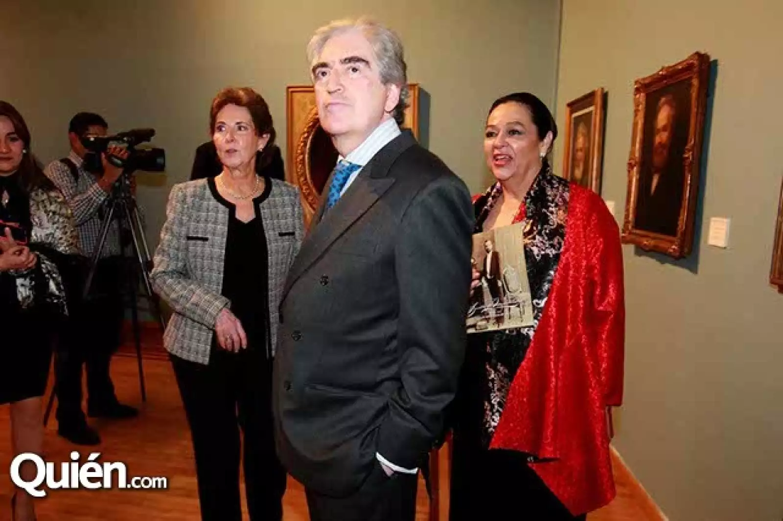 María Cristina Cepeda,Rafael Tovar y de Teresa y Carmen Gaytán