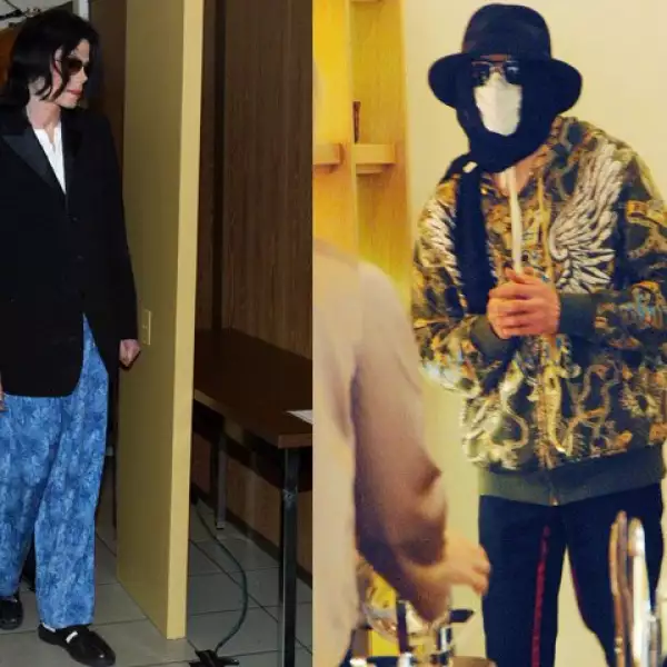 Michael Jackson fue en pijama a una cita en la corte en 2005, y por lo general salía con sombrero y cubierto del rostro. Si quería pasar desapercibido no lo lograba.