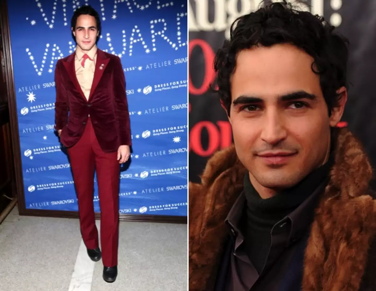 Zac es todo un experto en vestidos largos.