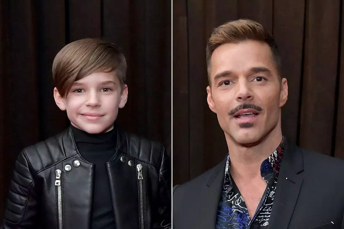 Matteo hijo del cantante Ricky Martin