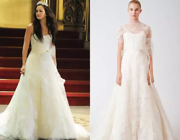 El diseño pertenece a la colección Otoño-Invieno 2010 de Vera Wang.