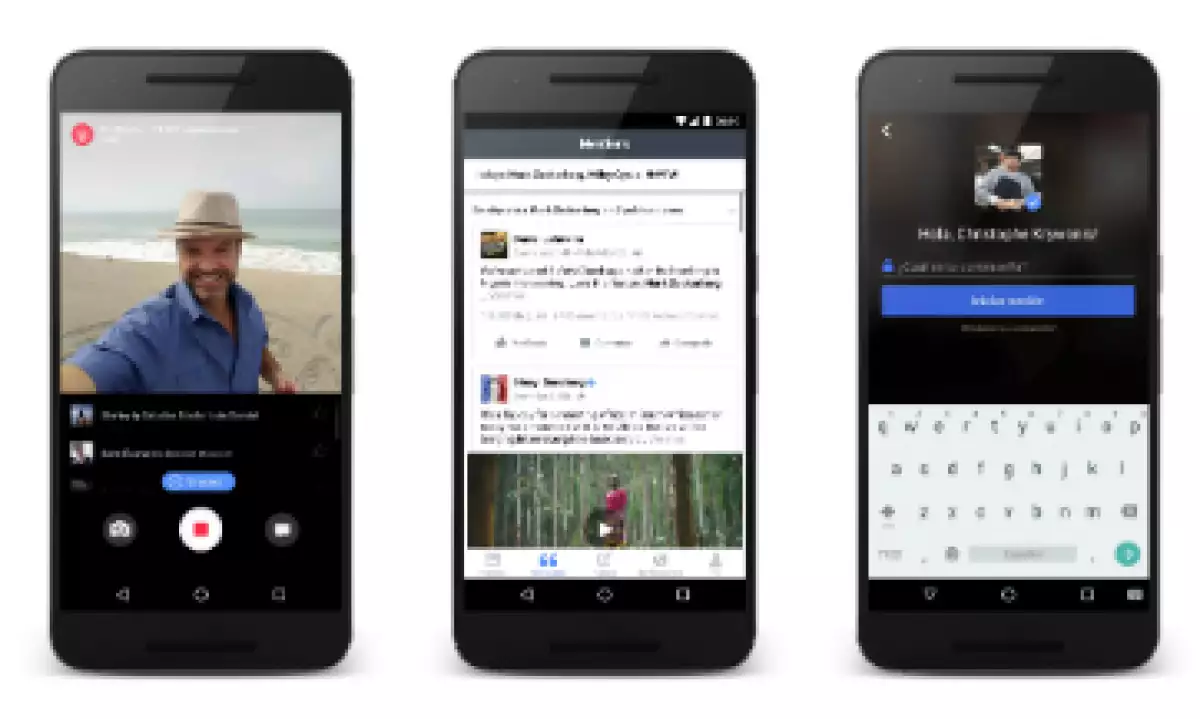 En agosto pasado, la función de Live fue incluida en Facebook Mentions (Foto: Facebook Mentions )