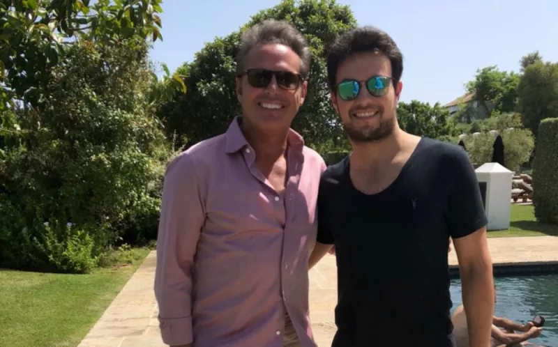 Luis Miguel y Checo Pérez