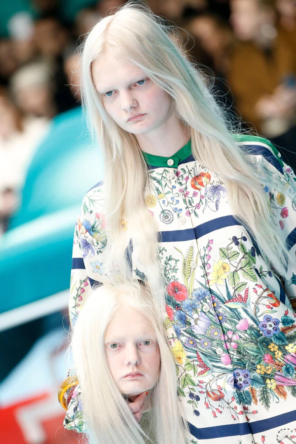 Gucci show, Detail, Fall Winter 2018, Milan Fashion Week, Italy - 21 Feb 2018