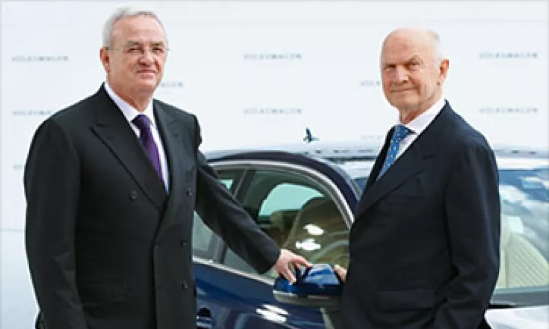 Martín Winterkorn y Ferdinand Piëch, los hombres detrás de la VW. (Foto: Cortesía Fortune)