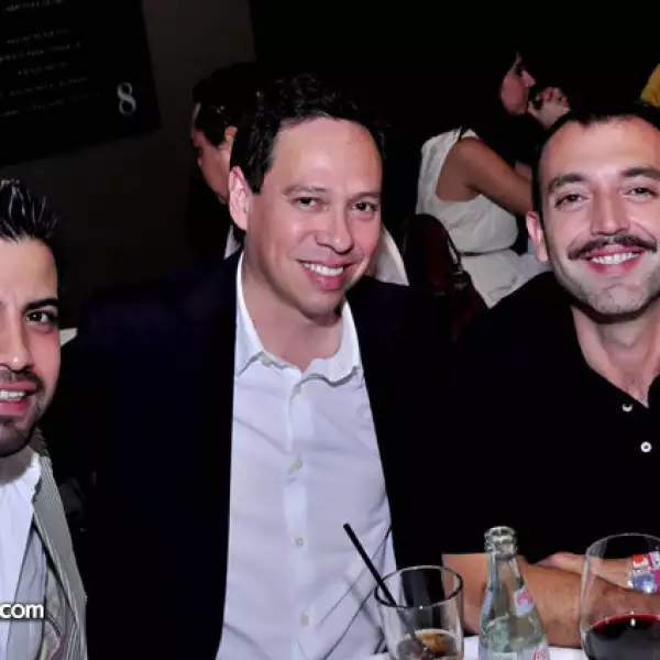 Ricardo Sifuentes,Pepe Quintero y Alonso Rojo