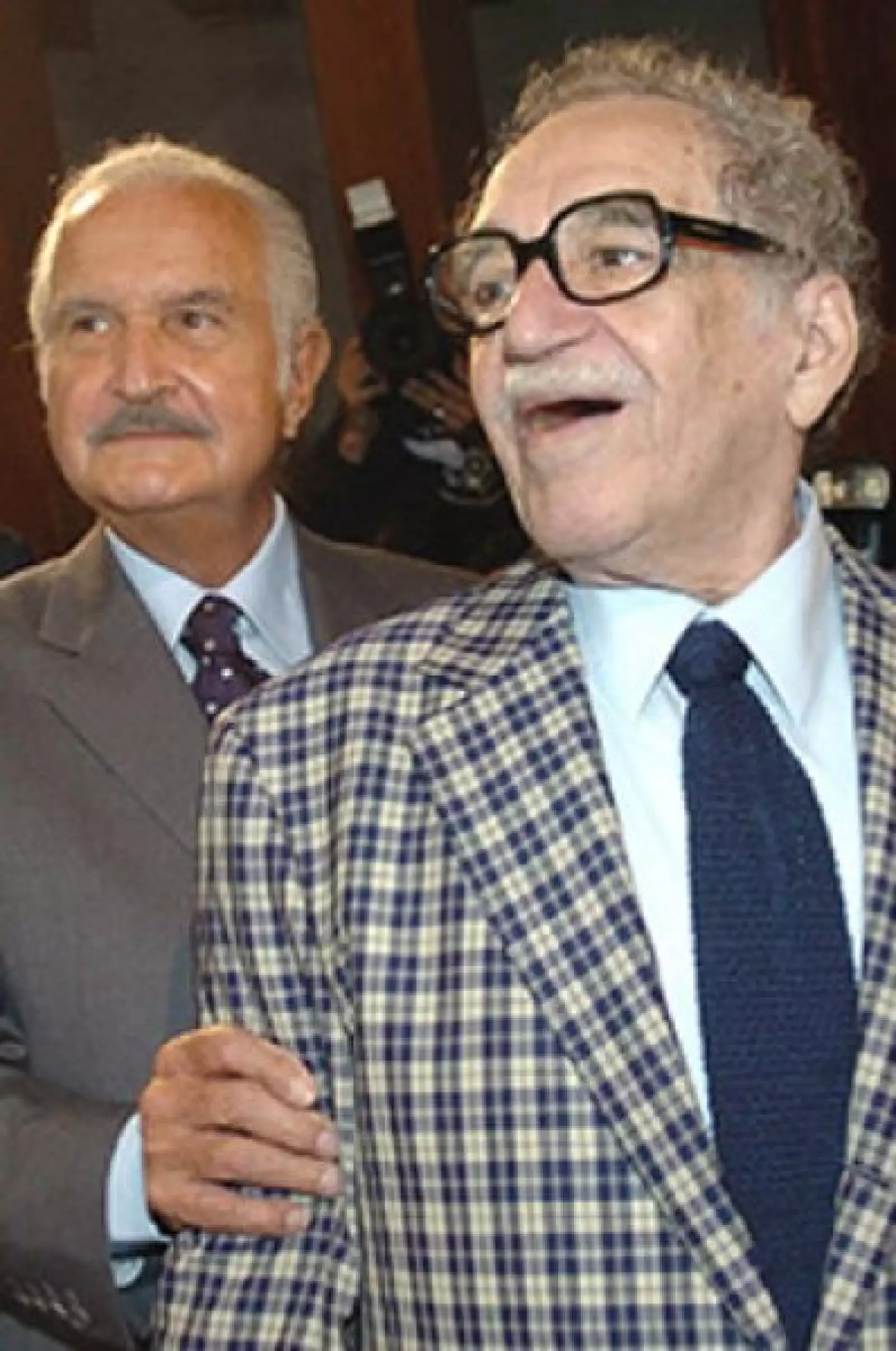 Gabriel García Márquez y Carlos Fuentes, dos grandes amigos.