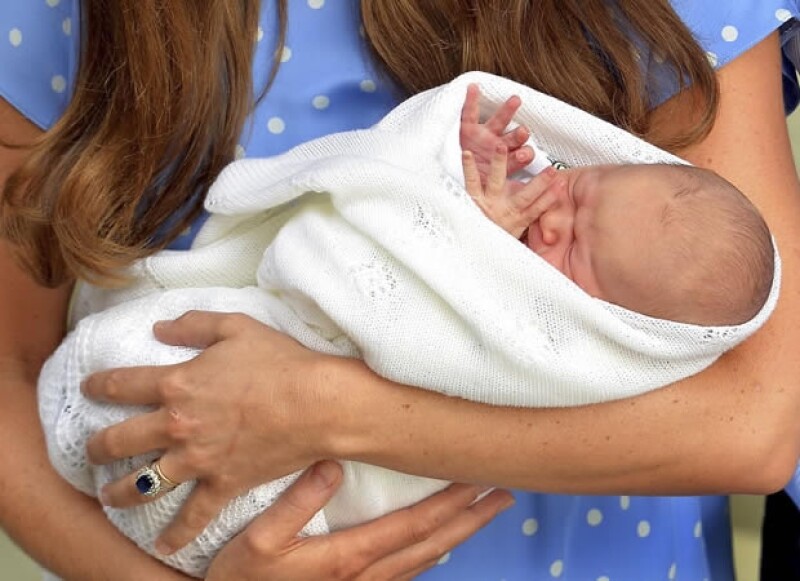 El nombre del bebé se reveló dos días después de su nacimiento.