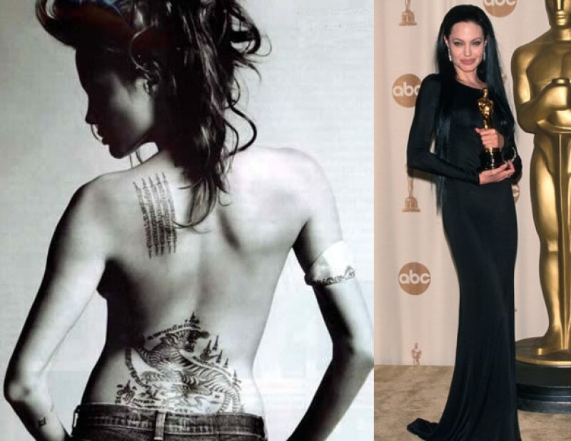 Angelina solía ser una auténtica rebelde de la alfombra roja.