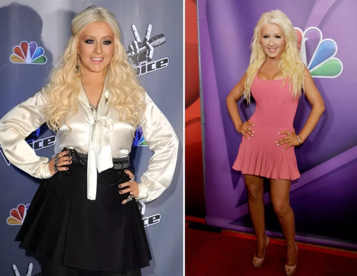 Christina ha logrado bajar de peso gracias a comidas saludables y ejercicio.