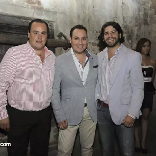 Jonathan Keller, Alfredo Cordero y Alexis Ornelas