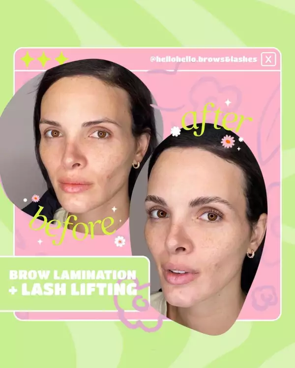 cejas laminadas y lifting de pestañas