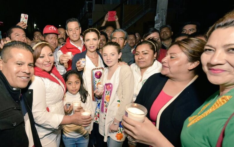 Murat también se dirigió a Guelatao como parte del inicio de campañas.