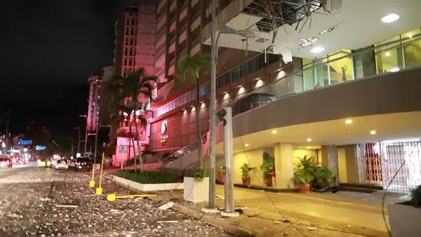 Daños tras sismo
