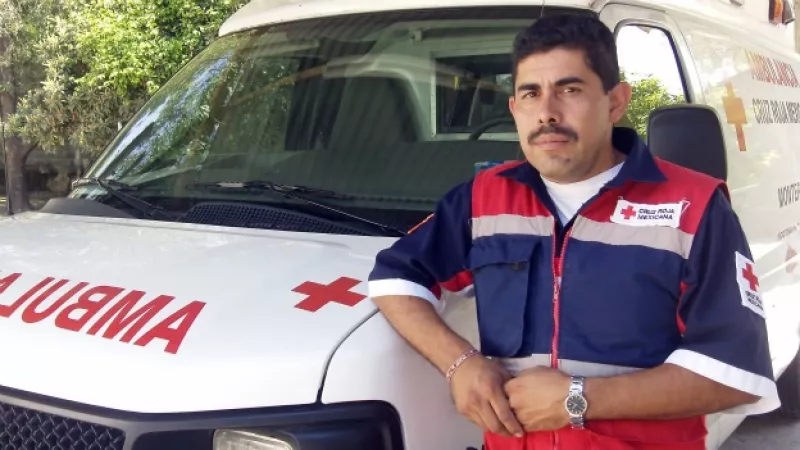 Paramédico de Cruz Roja