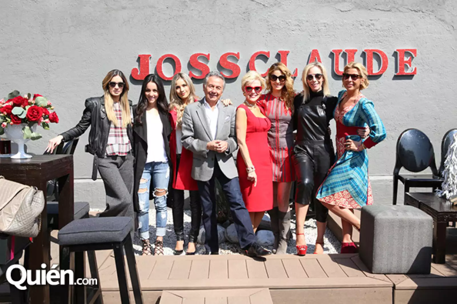 Andrea Wade,Chantal Andere,Pamela Cortes,Claude Joanin,Raquel Bessudo,Marcela Cuevas,Brenda Jaet y Beatriz Pasquel