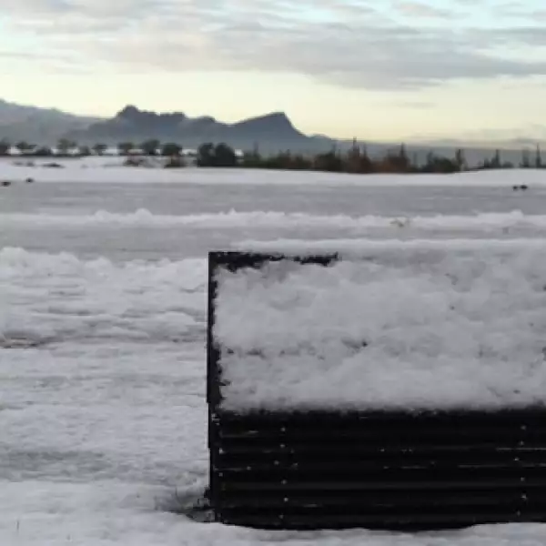 Tormenta de nieve en el occidente de EU