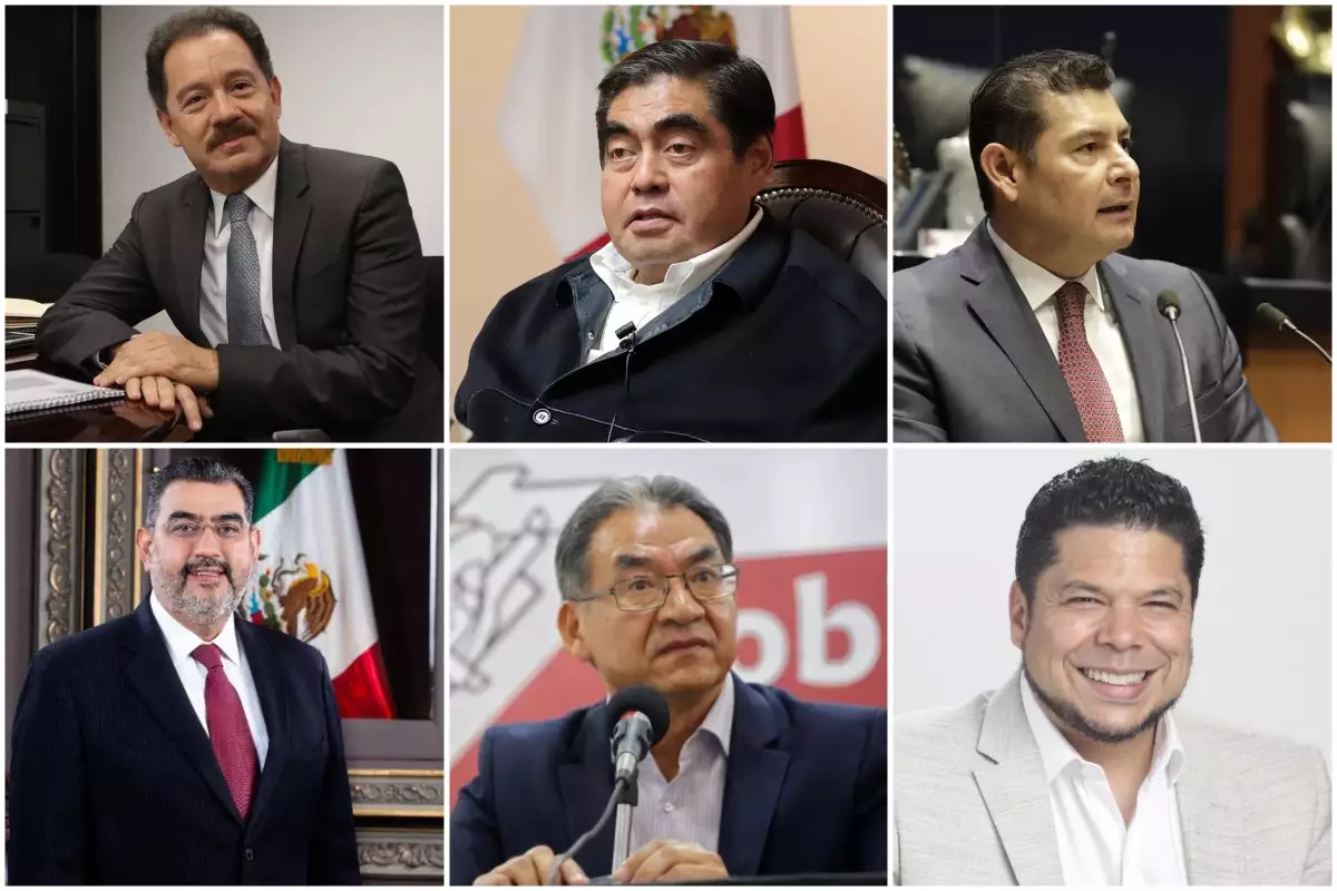 Aspirantes de Morena a la gubernatura de Puebla en 2024 o 'corcholatas'