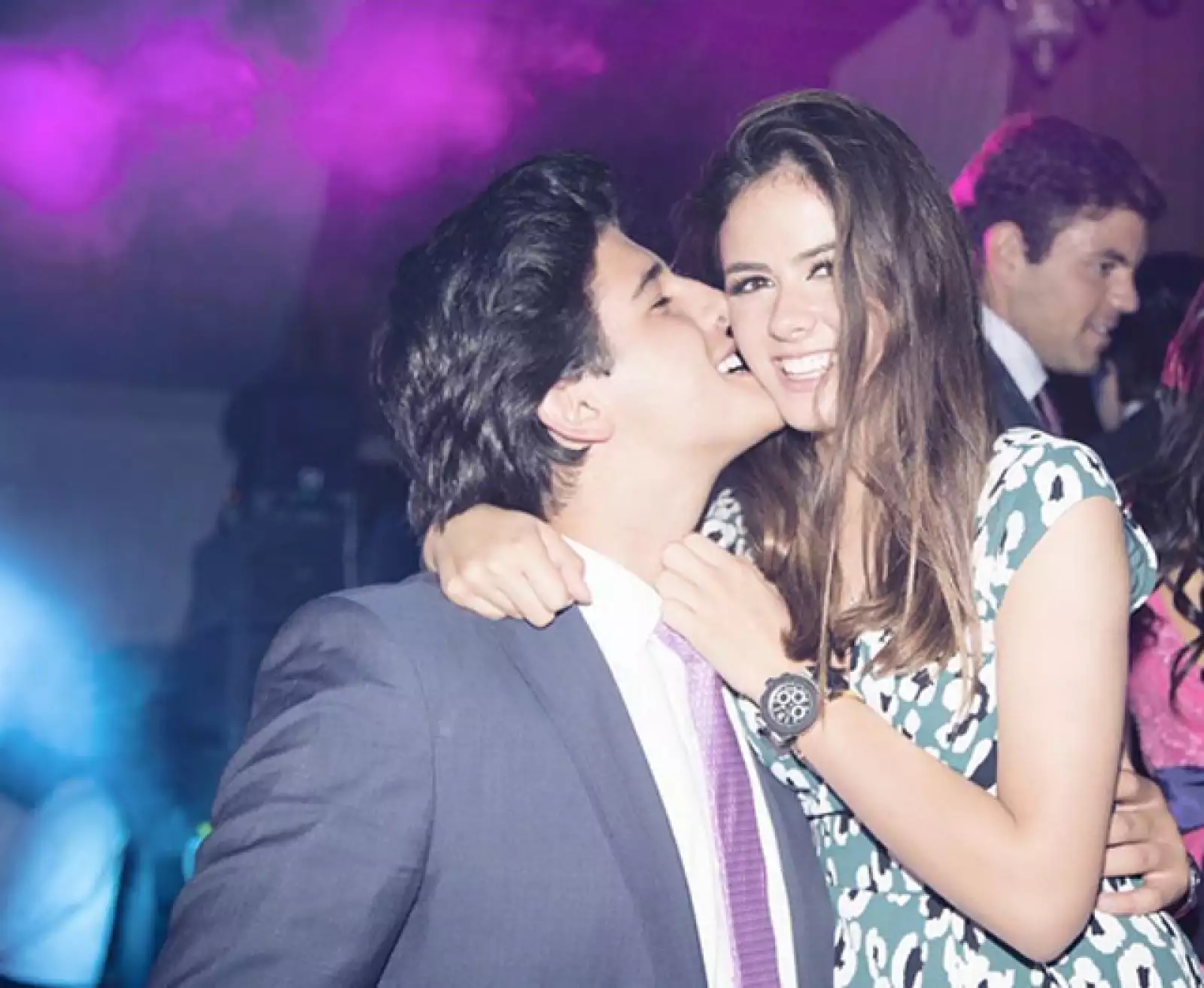 Nicole lleva un año con su novio.