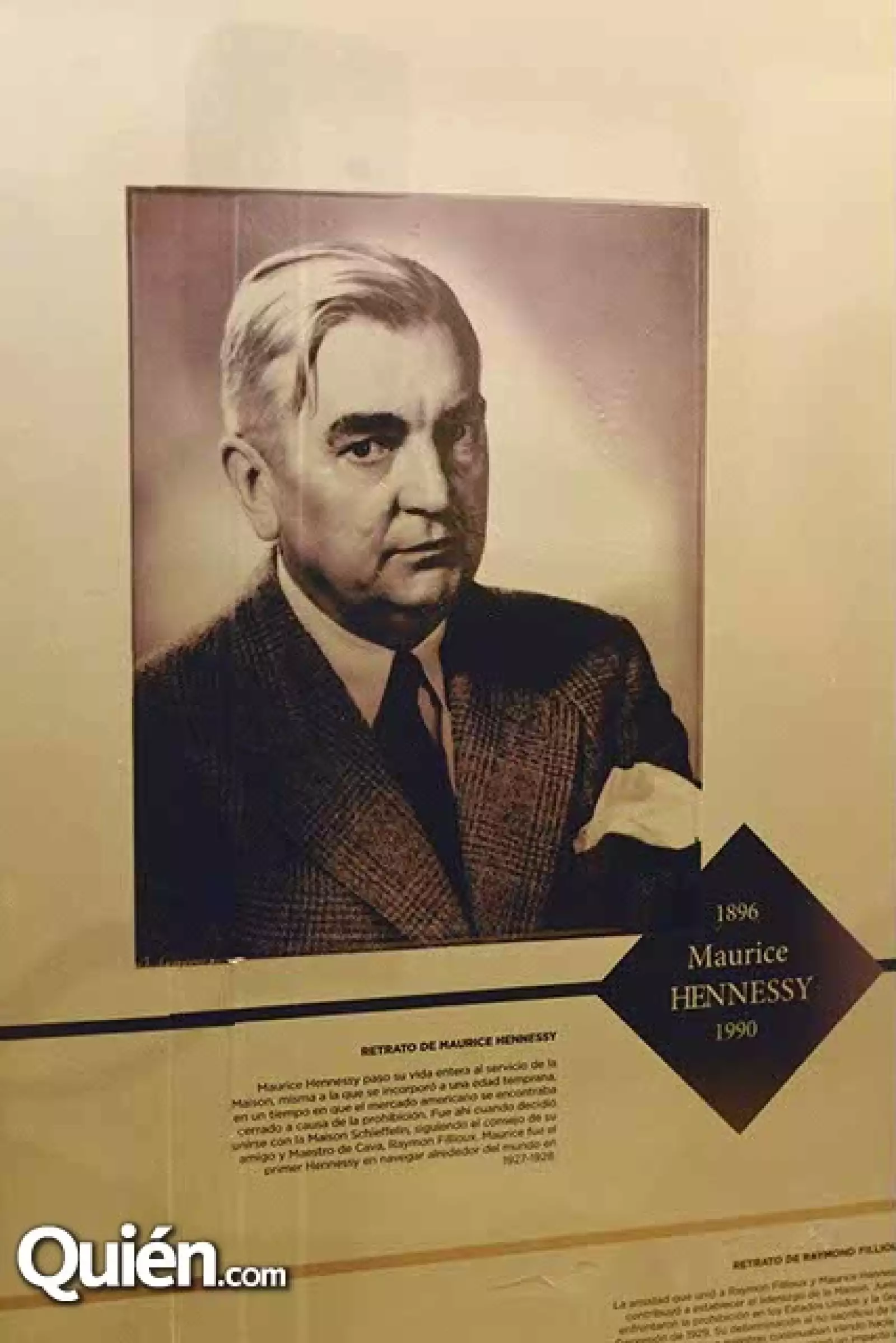 Retrato de Maurice Hennessy (1896-1990).