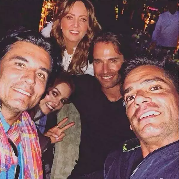 Angelique Boyer y Sebastián Rulli tampoco pudieron perderse este gran festejo.