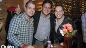 Miguel Horts, Fernando García y Omar Yitani