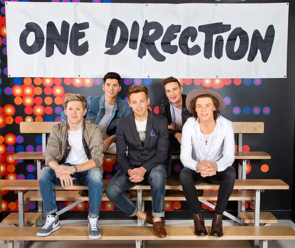 Wax Figures Of One Direction Displayed At Madame Tussauds Orlando