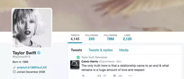 Y esta fue la reacción de Taylor.