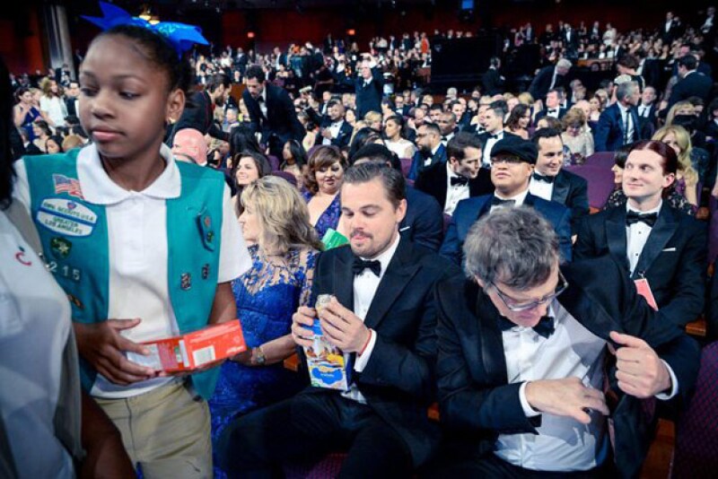 Hasta Leonardo DiCaprio compró galletas.