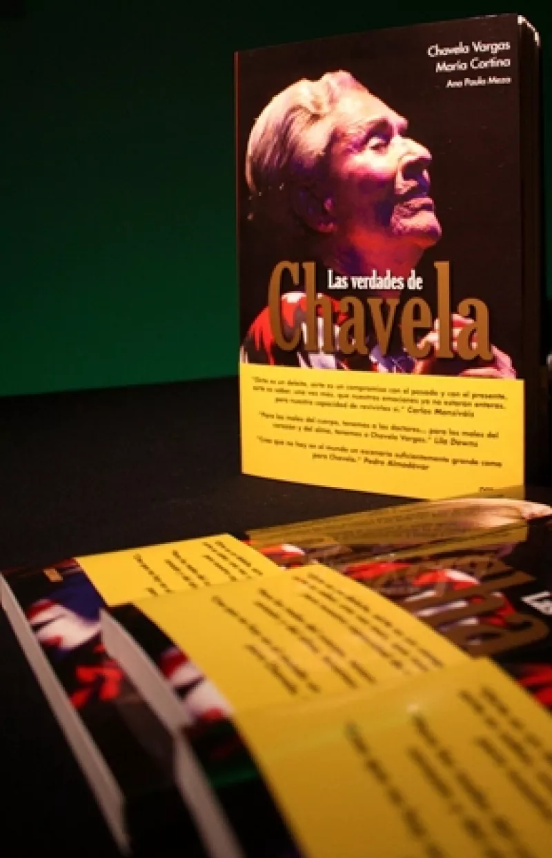 Este jueves se presentó el libro Las verdades de Chavela, escrito por María Cortina y por la propia cantante.