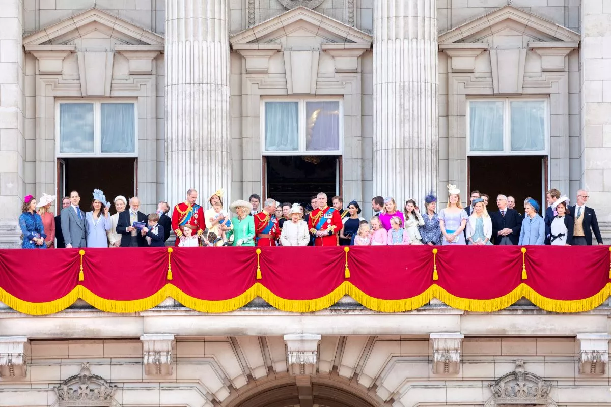 La familia real británica