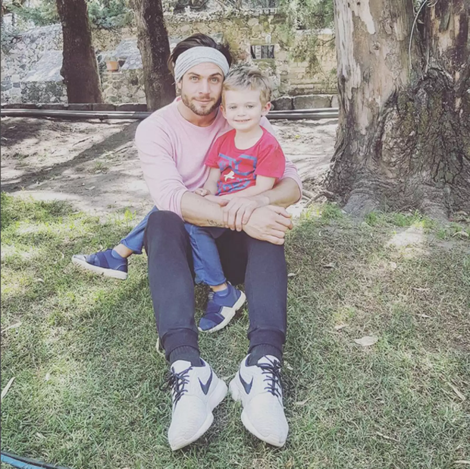 `Puro amor´, posteó Horacio al pie de esta foto.