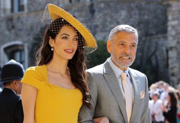 George y Amal Clooney