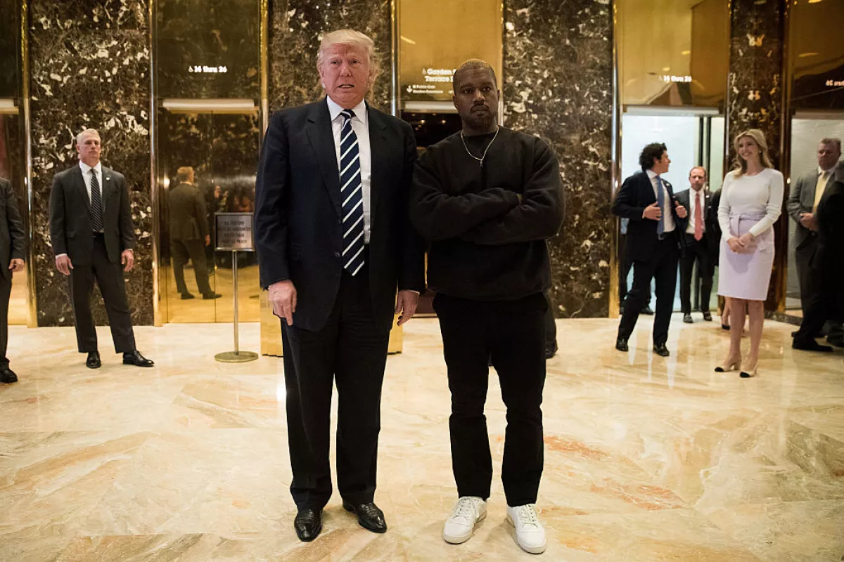 Kanye West y Donald Trump