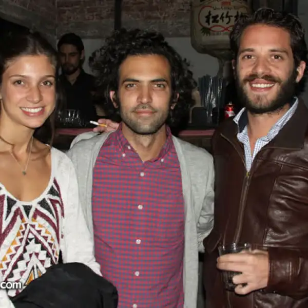 Cristina García, Alex Khan y Gonzalo Obando