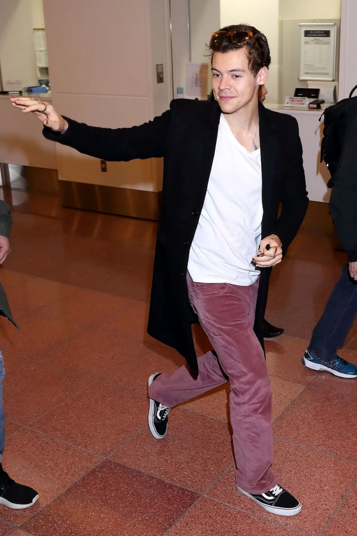 Harry Styles at Haneda International Airport, Tokyo, Japan - 04 Dec 2017