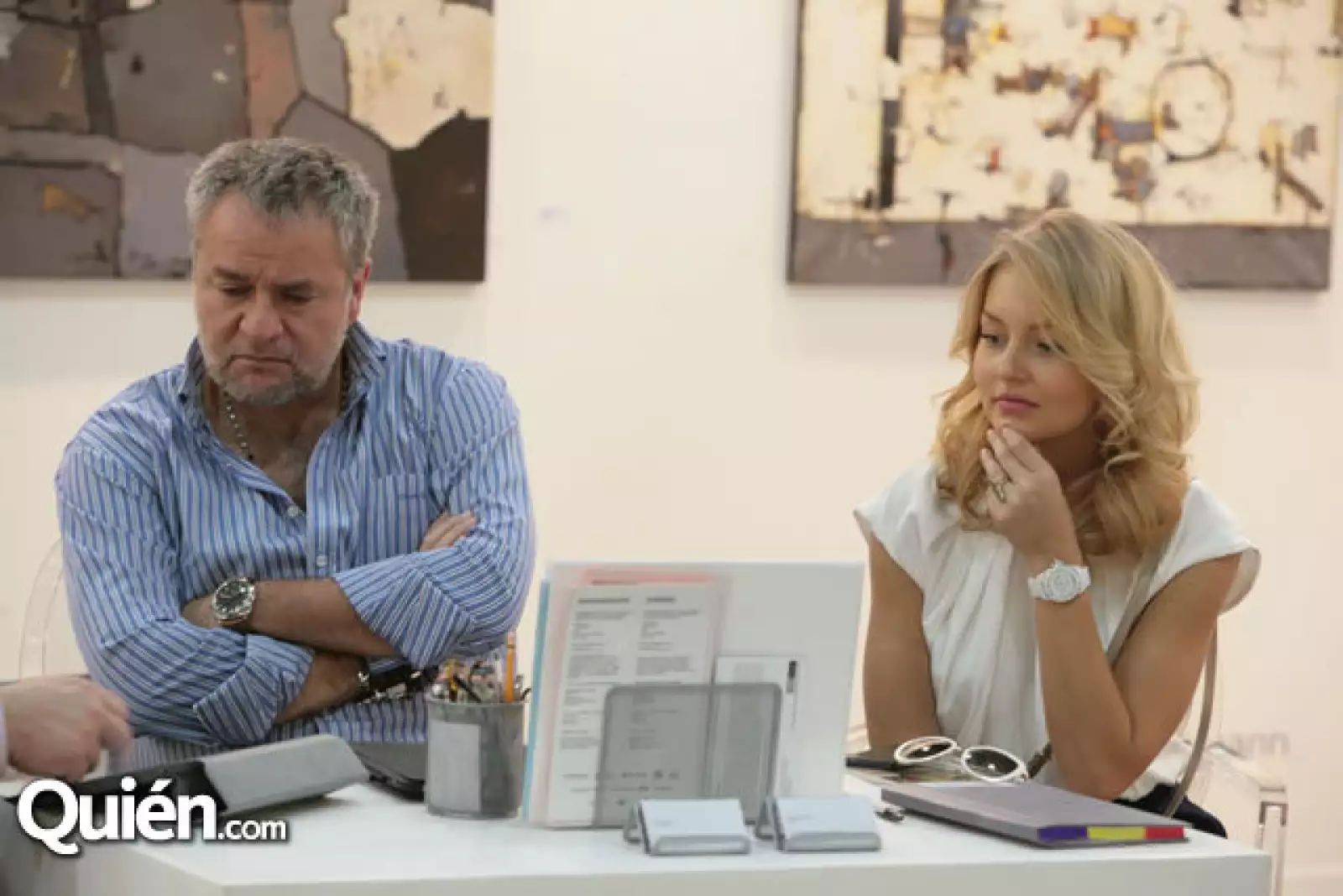 José Alberto Castro y Angelique Boyer