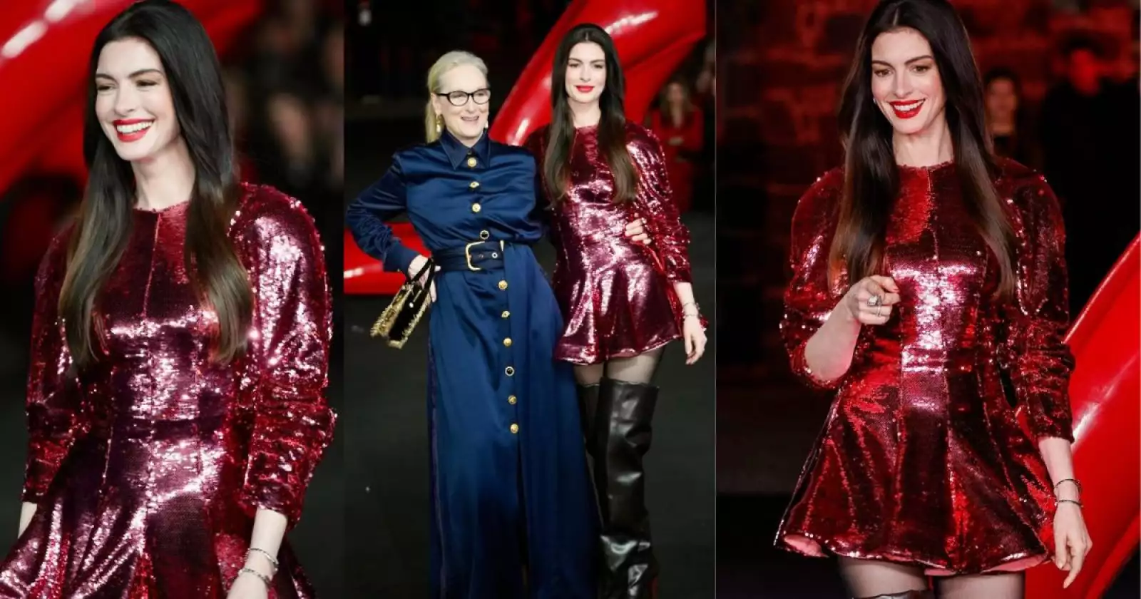 El glam de Anne Hathaway para TDWP2