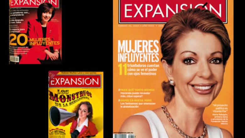 Las mujeres que marcan la pauta en el mundo de los negocios en México desde sus respectivas trincheras han estado presentes en número como éstos, de junio de 1999, noviembre de 2004 y febrero de 2002.