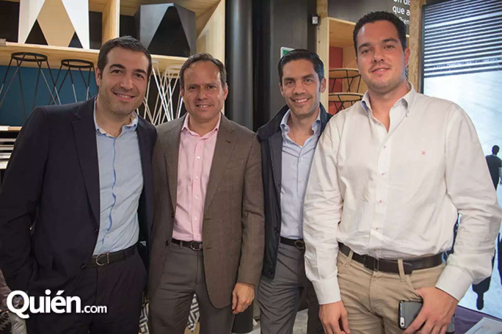 Pablo Guzzo, Guillermo Buitano, Rodrigo Besoy y Santiago Zapata